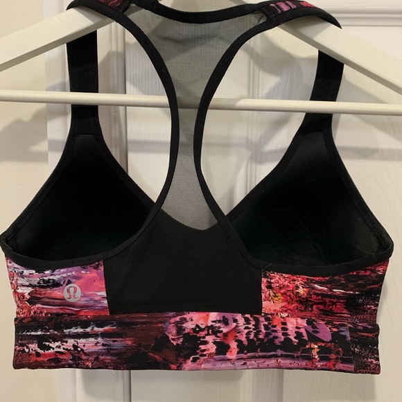 Like new Lululemon multi coloured sports bra. 🤩 - Picture 2 of 2